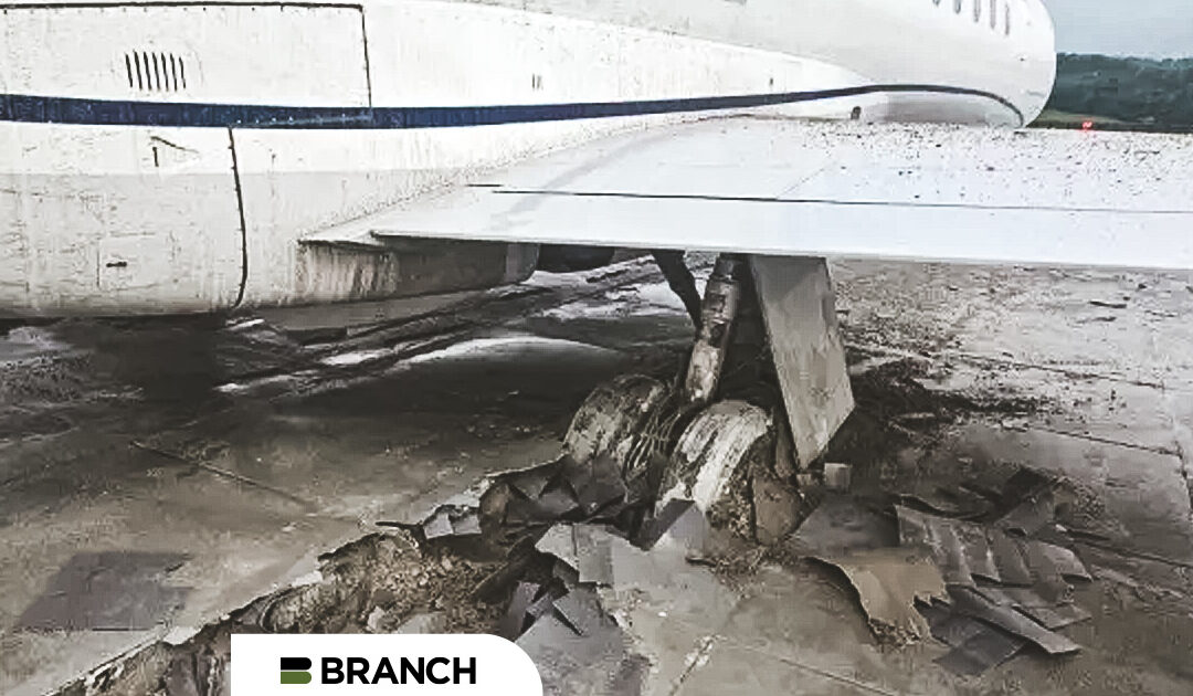United Airlines Runway Overrun Stopped by Branch Builds’ EMAS in Roanoke