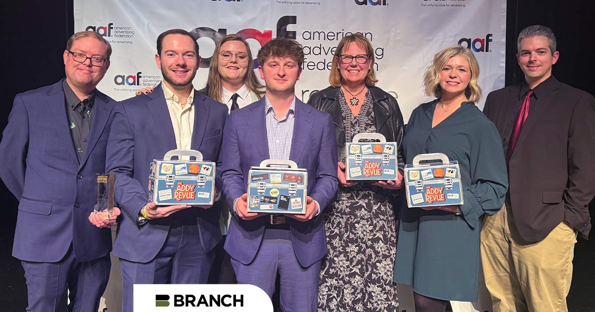 Branch Marketing Communications Wins Big at AAF ADDY Awards
