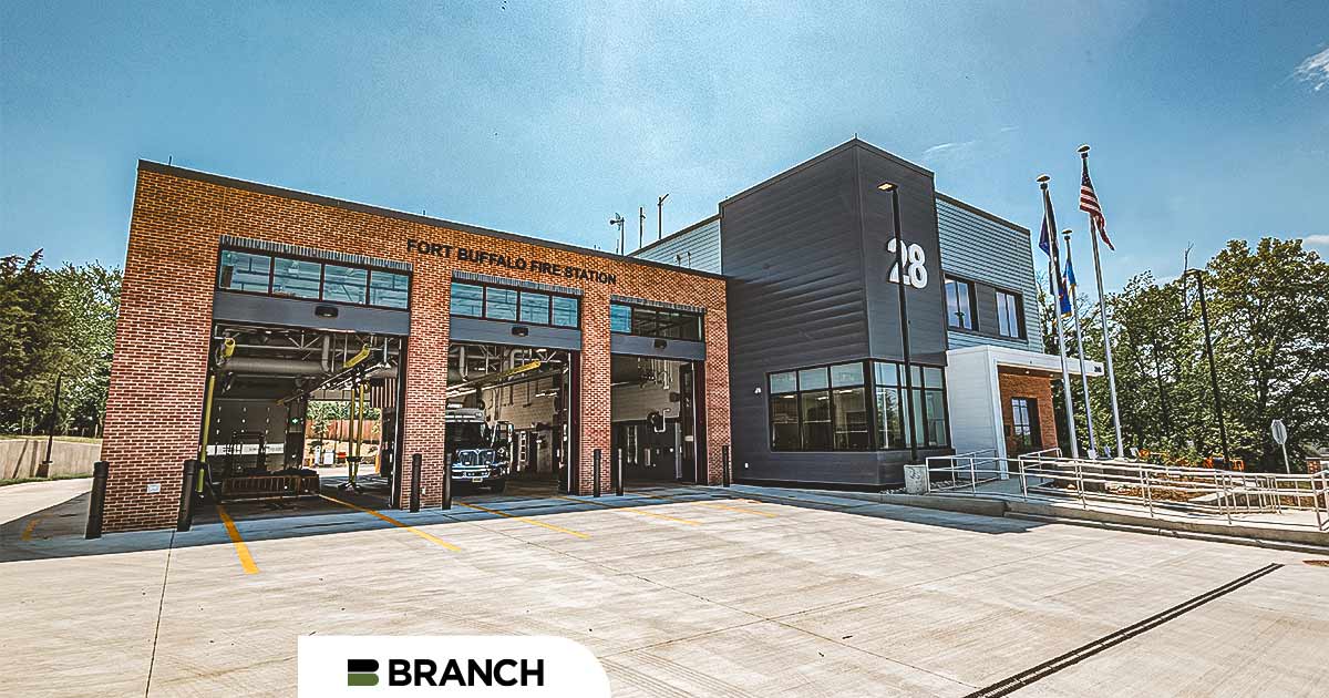 Branch Earns Fairfax County Award of Excellence for Fort Buffalo Fire Station Project